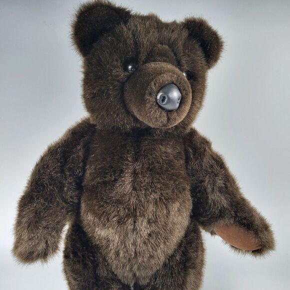 VTG‎ L.L. Bear Dark Brown 17 Inch Plush Jointed Teddy Bear L.L. Bean - Picture 4 of 12